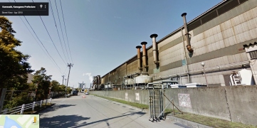 Kawasaki industrial big factory
